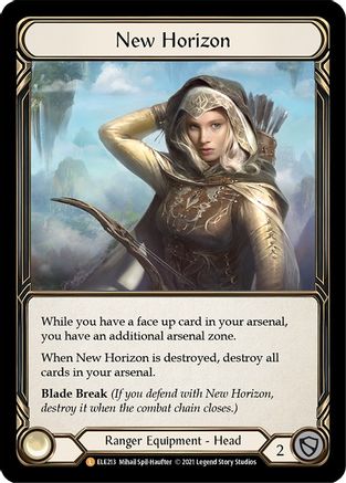 New Horizon (ELE213) 1st Edition Cold Foil - Tales of Aria