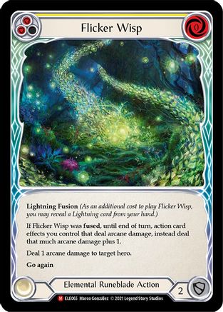 Flicker Wisp (ELE065) Unlimited Edition  - Tales of Aria