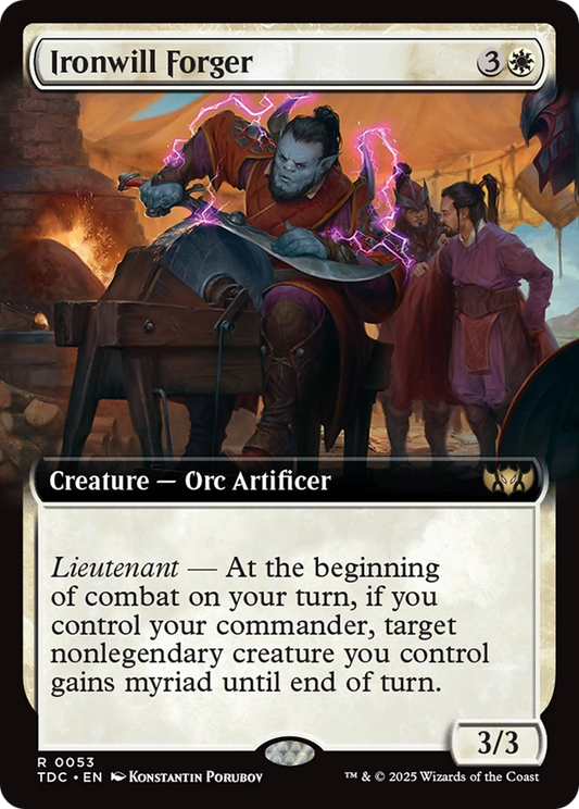 Ironwill Forger (Extended Art) (053) - Commander: Tarkir: Dragonstorm
