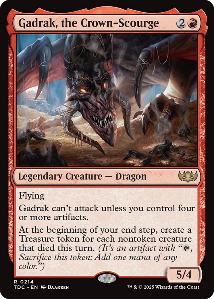 Gadrak, the Crown-Scourge (214) - Commander: Tarkir: Dragonstorm