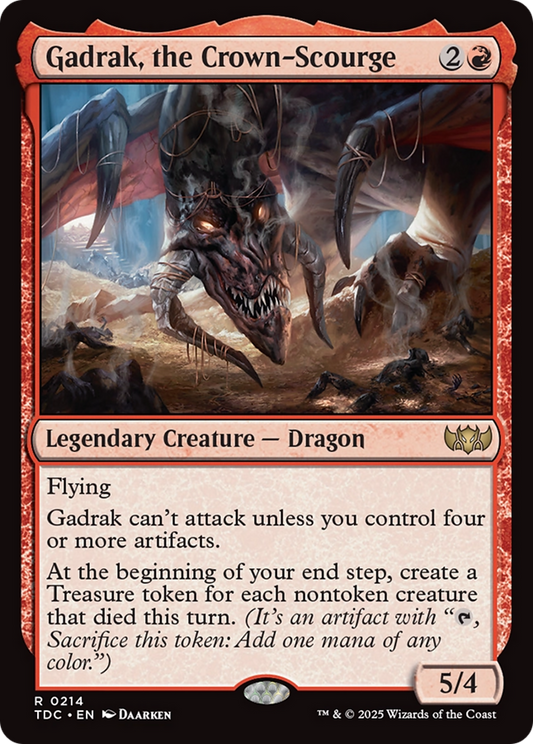 Gadrak, the Crown-Scourge (214) - Commander: Tarkir: Dragonstorm
