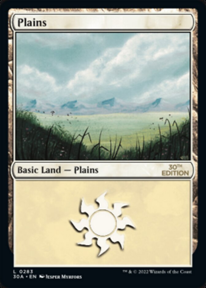 Plains (283) [30th Anniversary Edition] | Silver Goblin