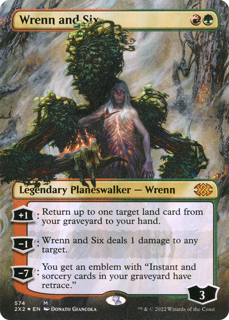 Wrenn and Six (Textured Foil) [Double Masters 2022] | Silver Goblin