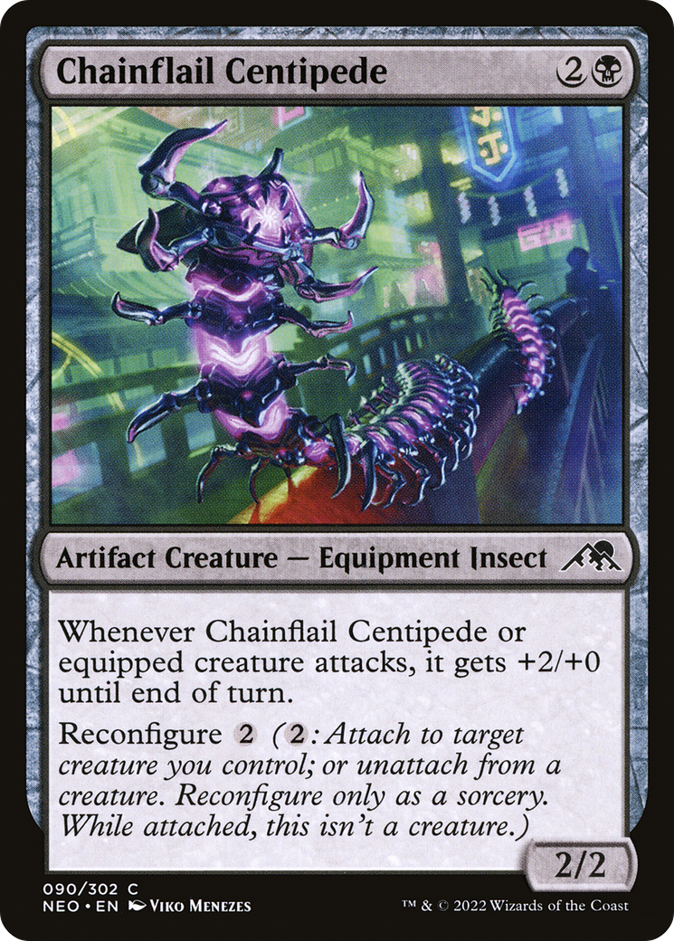 Chainflail Centipede [Kamigawa: Neon Dynasty]