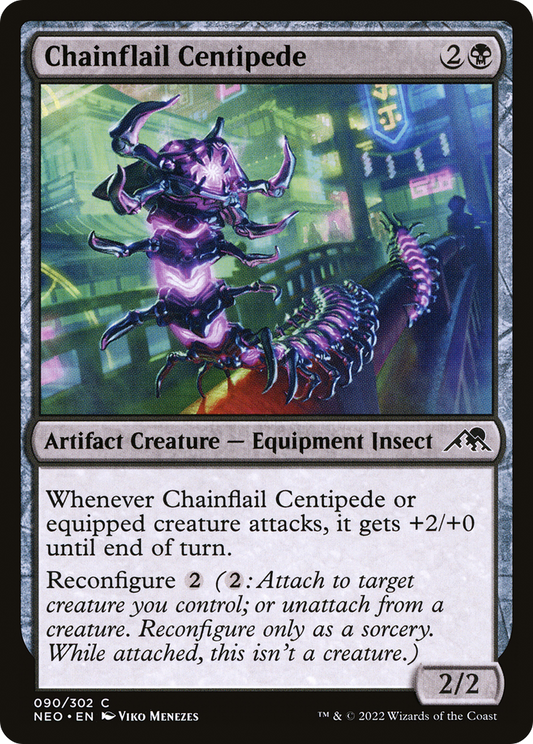 Chainflail Centipede [Kamigawa: Neon Dynasty]