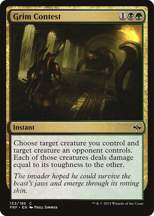 Grim Contest [Fate Reforged] Foil