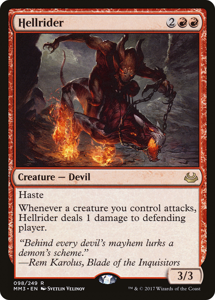 Hellrider [Modern Masters 2017] | Silver Goblin