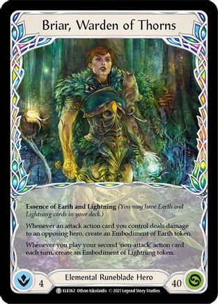 Briar, Warden of Thorns // Titan's Fist (ELE062) Unlimited Edition  - Tales of Aria
