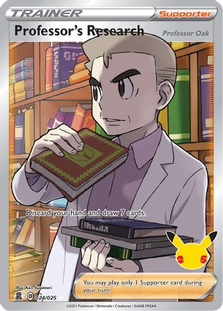 Professor's Research (Full Art) (24) Holofoil - Celebrations