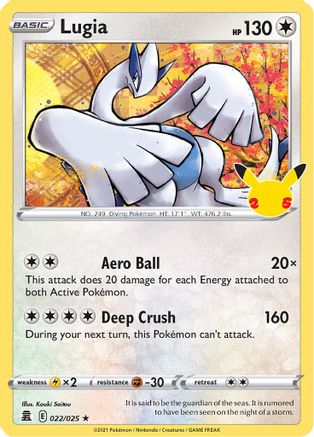 Lugia (022/025) [Celebrations: 25th Anniversary] | Silver Goblin