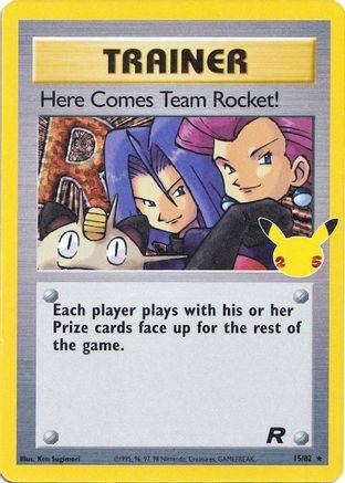 Here Comes Team Rocket! (15) Holofoil - Celebrations Classic Collection