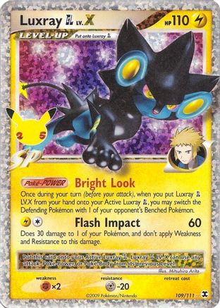 Luxray GL LV.X (109) Holofoil - Celebrations Classic Collection