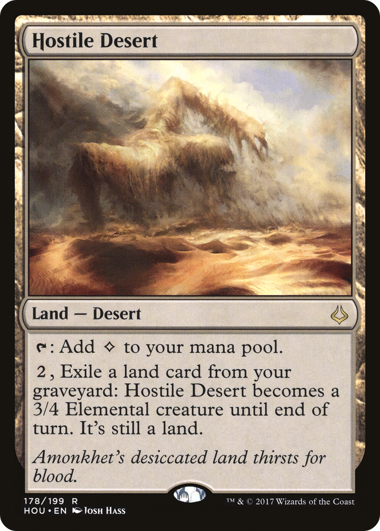 Hostile Desert [Hour of Devastation] Foil