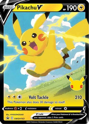 Pikachu V - SWSH143 (SWSH143) Holofoil - SWSH Sword & Shield Promo Cards