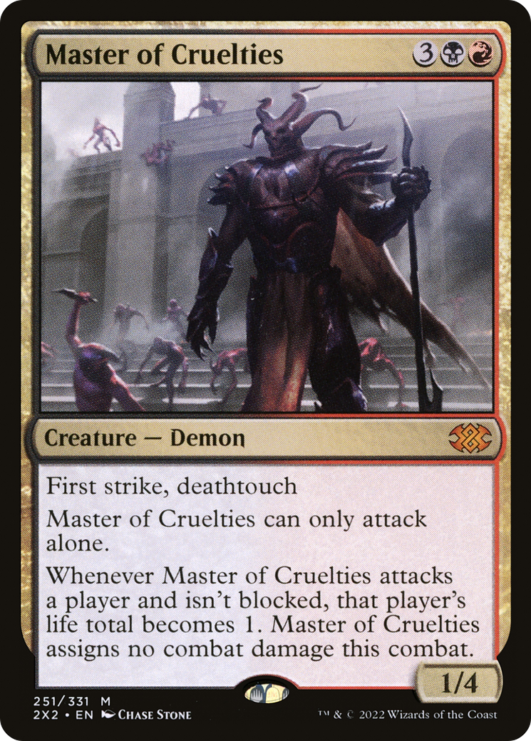 Master of Cruelties [Double Masters 2022] | Silver Goblin