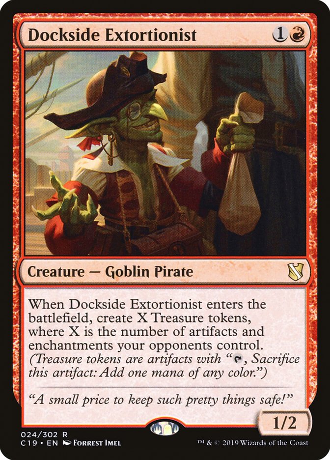 Dockside Extortionist [Commander 2019] | Silver Goblin