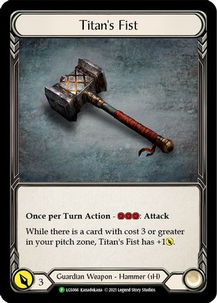 Titan's Fist - LGS066 (LGS066) Cold Foil - Flesh and Blood: Promo Cards