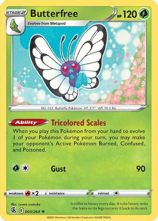 Butterfree (003/264) [Sword & Shield: Fusion Strike] | Silver Goblin