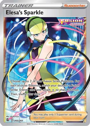 Elesa's Sparkle (Full Art) (260) Holofoil - Fusion Strike