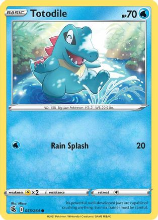 Totodile (055/264) [Sword & Shield: Fusion Strike] | Silver Goblin