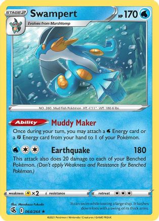 Swampert (64) Holofoil - Fusion Strike