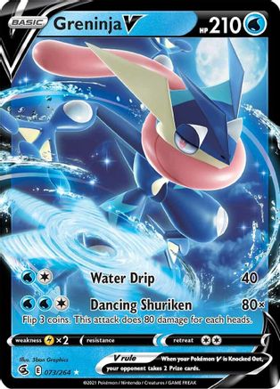 Greninja V (073/264) [Sword & Shield: Fusion Strike] | Silver Goblin