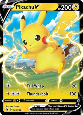 Pikachu V (86) Holofoil - Fusion Strike