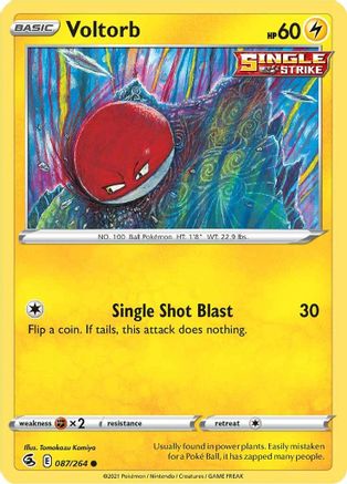 Voltorb (087/264) [Sword & Shield: Fusion Strike] | Silver Goblin