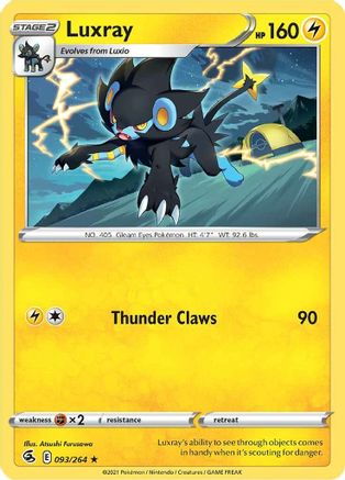 Luxray (093/264) [Sword & Shield: Fusion Strike] | Silver Goblin