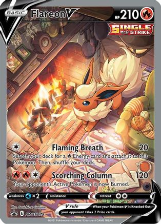 Flareon V (SWSH179) [Sword & Shield: Black Star Promos] | Silver Goblin