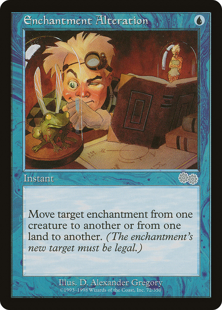 Enchantment Alteration [Urza's Saga] | Silver Goblin