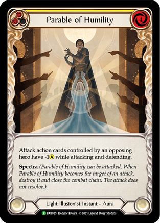 Parable of Humility [FAB025] (Promo)  Cold Foil