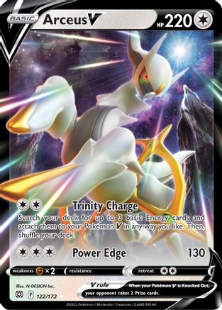 Arceus V (122/172) [Sword & Shield: Brilliant Stars] | Silver Goblin