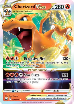 Charizard VSTAR (18) Holofoil - Brilliant Stars