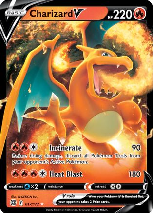 Charizard V (17) Holofoil - Brilliant Stars