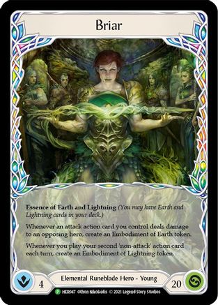 Briar - HER047 Cold Foil (HER047) - Flesh and Blood: Promo Cards | Silver Goblin