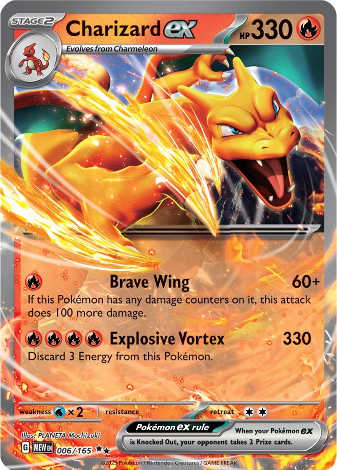 Charizard ex (006/165) [Scarlet & Violet 151] | Silver Goblin