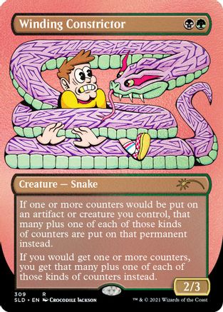 Winding Constrictor (Foil Etched) (309) Foil