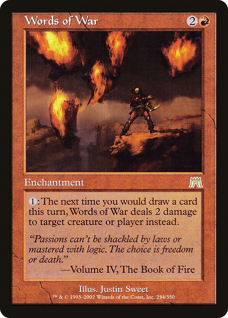 Words of War [Onslaught] Foil
