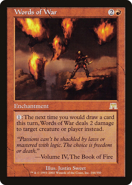 Words of War [Onslaught] Foil