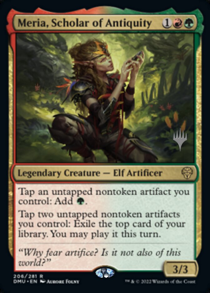 Meria, Scholar of Antiquity (Promo Pack) [Dominaria United Promos] | Silver Goblin