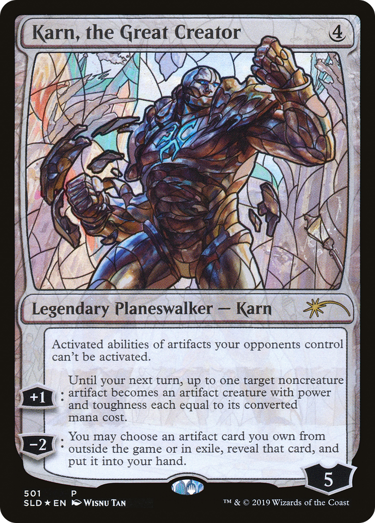 Karn, the Great Creator (Stained Glass) [Secret Lair Drop Promos] | Silver Goblin