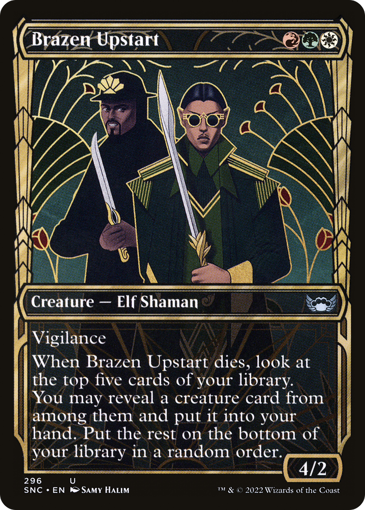 Brazen Upstart (Showcase Golden Age) [Streets of New Capenna] Foil