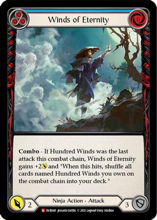 Winds of Eternity (EVR040) 1st Edition Rainbow Foil - Everfest