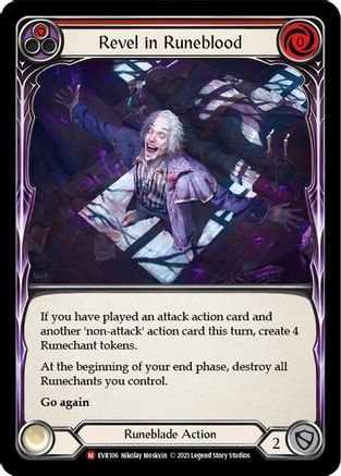 Revel in Runeblood (EVR106) 1st Edition  - Everfest