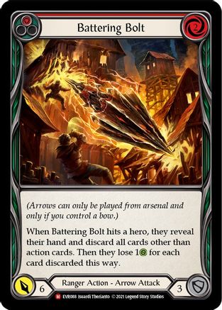 Battering Bolt (EVR088) 1st Edition Rainbow Foil - Everfest