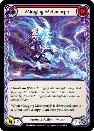 Miraging Metamorph (EVR139) 1st Edition Rainbow Foil - Everfest