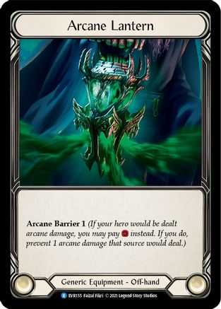 Arcane Lantern (EVR155) 1st Edition Cold Foil - Everfest