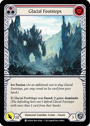 Glacial Footsteps (Red) (OLD008)  - Blitz Deck: Tales of Aria - Oldhim