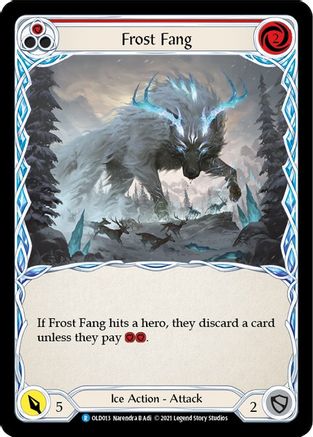 Frost Fang (Red) (OLD013)  - Blitz Deck: Tales of Aria - Oldhim